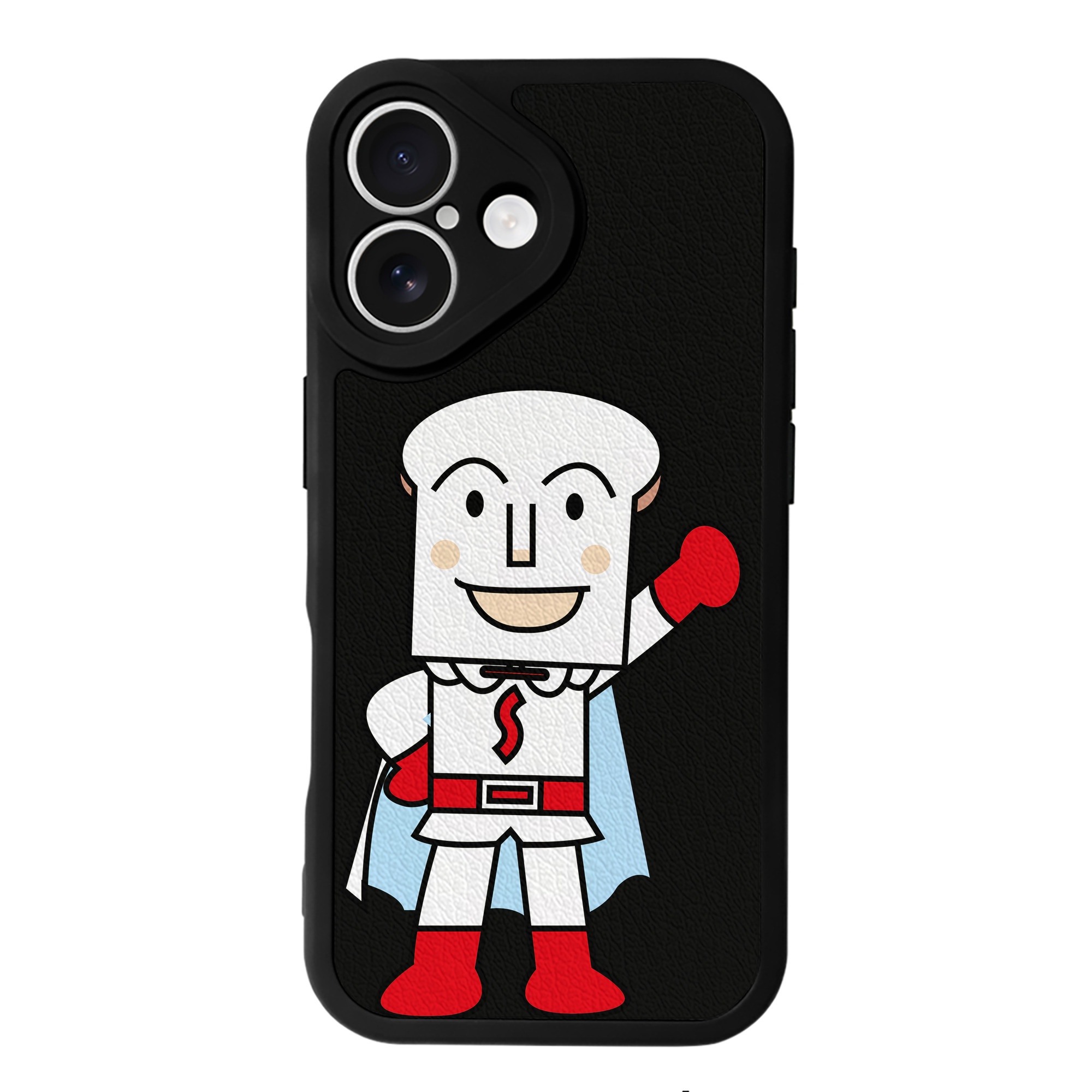 （画像用） アンパンマン Anpanman 【iPhone 16シリーズ対応】シリコンスマホケース（レザー調） 材質：シリコン